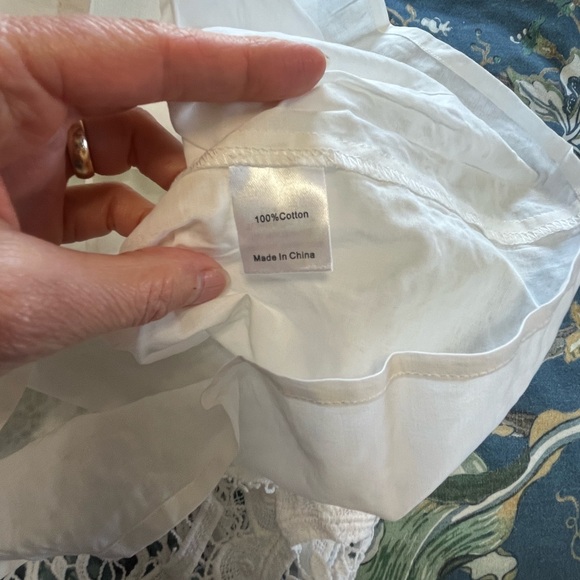 Tuckernuck Avalon White Lace Mini Dress GORGEOUS Bridal Shower Beach Boho Sz S - Picture 11 of 11